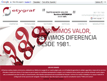 Tablet Screenshot of etygraf.com